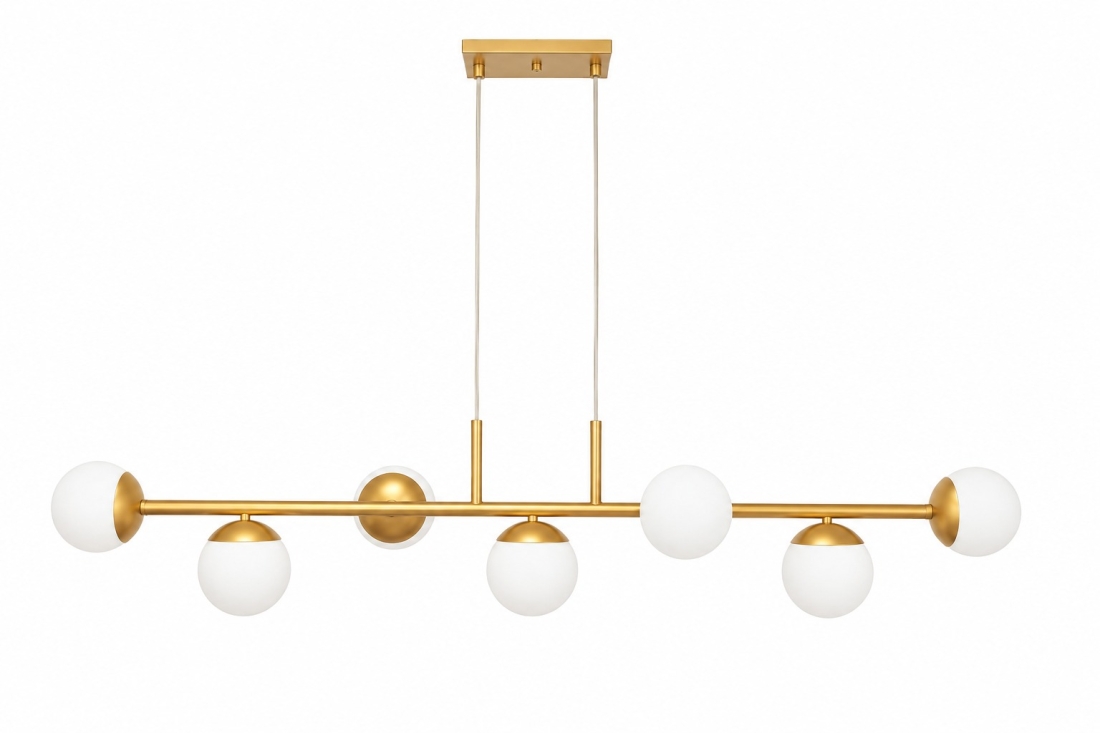 Pendente FG Iluminação Jabuticaba 7L G9 1200mm 1403/7