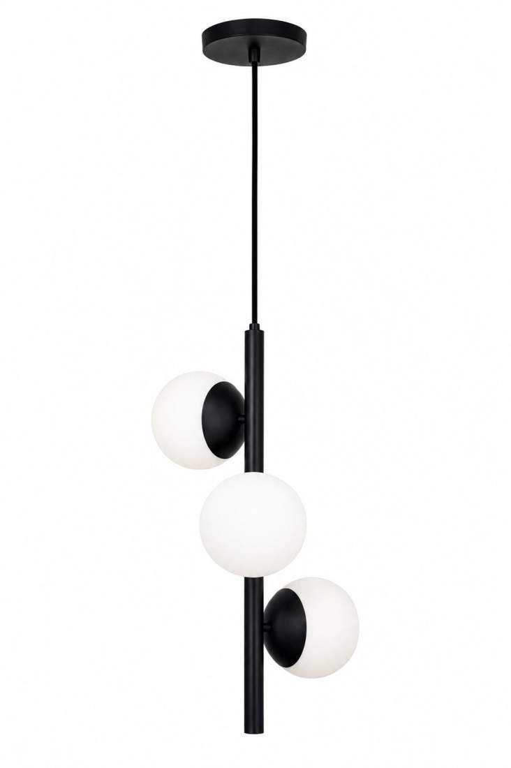 Pendente FG Iluminação Jabuticaba Vertical 3L G9 440mm 1402/3