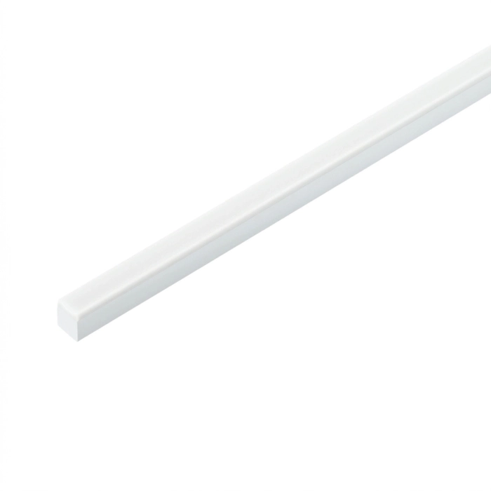 Perfil de Sobrepor Wave Stella Branco Alumínio 2 Metros 22mm STL25506BR
