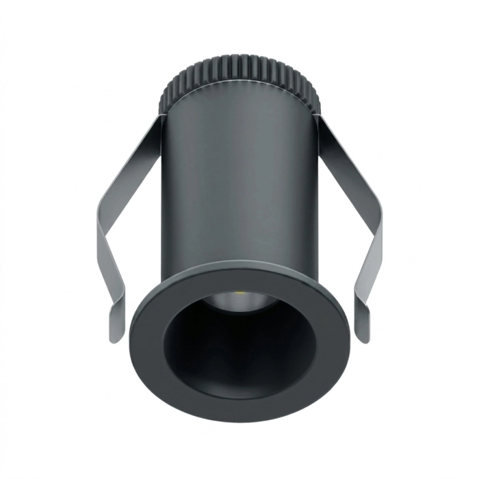 Spot de Embutir Recuado LED Móbili Micro Stella Preto 1 watt 3000K 12V IRC 90 20° 28xØ19mm STL25337PTO/30 
