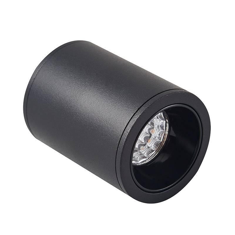 Mini Spot Sobrepor Nordecor Klor M Redondo 3 watts 3000K 24° Preto Ø35x45mm Bivolt 6590 PREN
