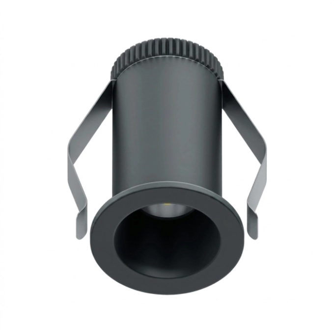 Spot de Embutir Recuado LED Móbili Micro Stella Preto 1 watt 2700K 12V IRC 90 20° 28xØ19mm STL25337PTO/27