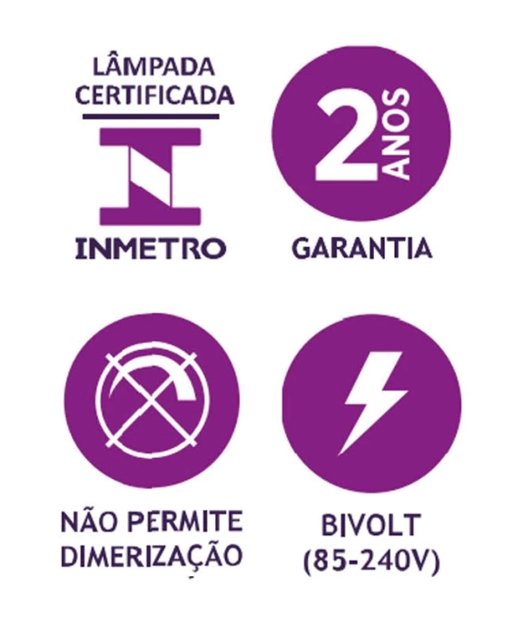 Lâmpada Led Save Energy Dicróica GU10 7 watts 3000K IRC90 36° Bivolt SE-130.3204