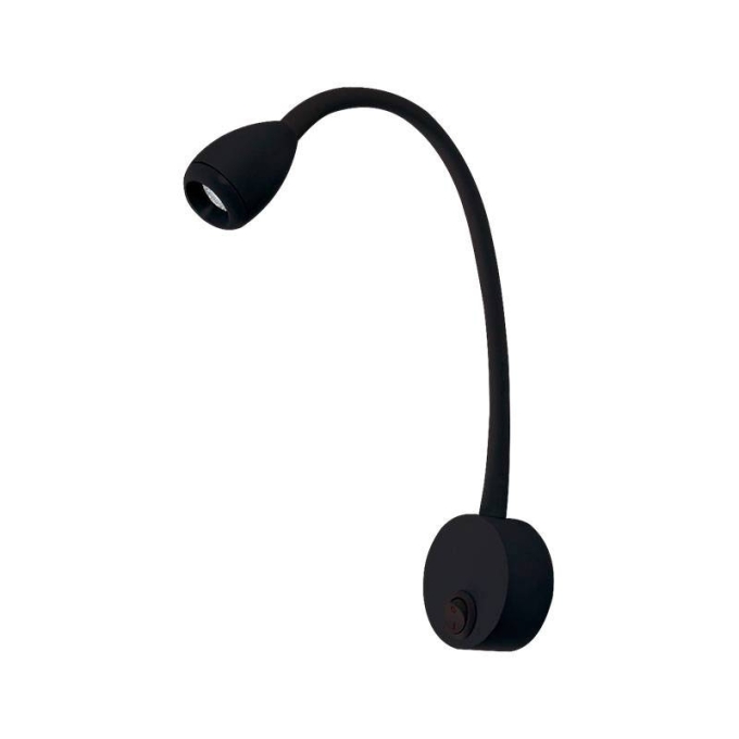 Arandela Nordecor Bett 3 watts 3000K Preto IP20 330x30mm Bivolt 2053 PREN