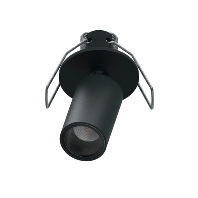 Spot 12V Stella Móbili Micro Direcionável Preto 1,5 watts 2700K 26xØ25mm STL25901BR/27