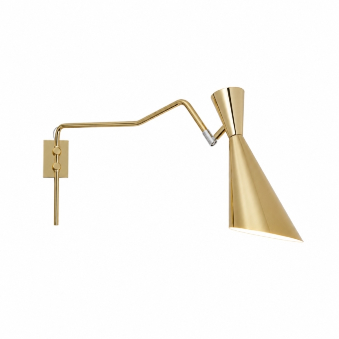 Arandela Munclair Zig Zag 1L E27 Ø110x300mm Haste 700mm LIGAÇÃO DIRETA 2359