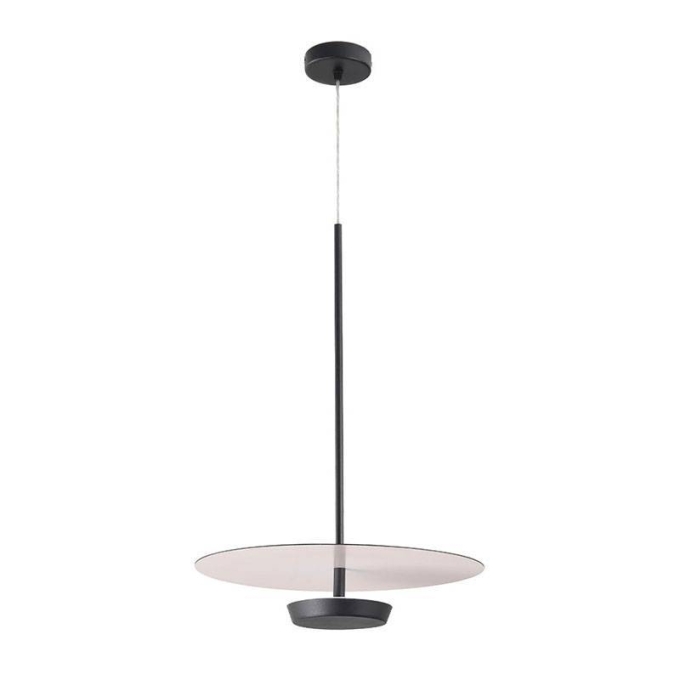 Pendente Nordecor Dolla 18 watts 3000K Preto Ø400x600mm 2523 PREN