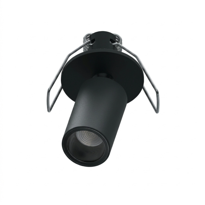 Spot Semi Embutido LED Móbili Micro Direcionável Stella Preto 1,5 watts 3000K 26xØ25mm STL25901PTO/30