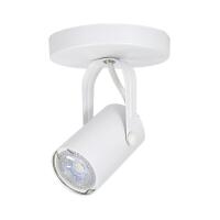 Spot Direcionável Nordecor Lille c/ Canopla 1L MR16 Dicroica Branco Ø500x100x120mm 6268 PREN