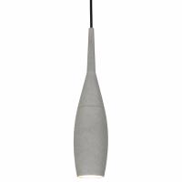 Pendente TKS Kalyx COR CONCRETO 1L Mini Dicróica MR11 Ø50x210mm 2054 PREN