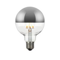 Lâmpada GMH G95 Defletora Prata 6 watts Bivolt 2200K LG95D-6W PREN