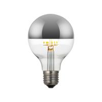 Lâmpada GMH G80 Defletora Prata 6 watts Bivolt 2200K LG80D-6W