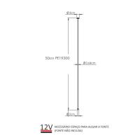 Pendente/Plafon Bella Itália Ping Grafite 0,5 watts 3000K 12V 1100mm 9013020400 PREN