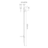 Poste Balizador Stella Preto Organik Externo 24V 1W 2400K 40° 500mm STL25779/24