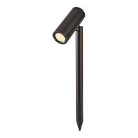 Espeto Nordecor Daya Preto 7 watts 3000K IP67 36° Antiofuscante Bivolt Ø40x400mm 6593 PREN