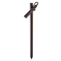 Mini Espeto Nordecor Kewe Preto 1 watt 3000K IP67 36° Bivolt 400mm 6597 PREN
