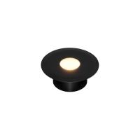 Balizador Direct Light Redondo Preto 0,5 watts 2700K Bivolt IRC90 IP66 Ø63mm DL EB2 PREN