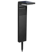 Poste Balizador Gaya Grass 6 watts 3000K IP65 Solar Preto 577mm 5504 PREN
