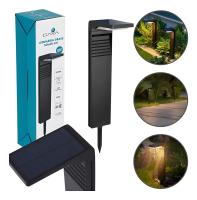 Poste Balizador Gaya Grass 6 watts 3000K IP65 Solar Preto 577mm 5504 PREN