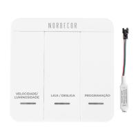 Kit Controladora Multifuncional Nordecor Para Fita Sequencial 12V 7106 PREN