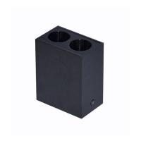  Spot Sobrepor Nordecor Downlight Powerus 2 Focos 4 watts 3000K Preto IRC90 38° Bivolt 55x36x70mm 6398 PREN