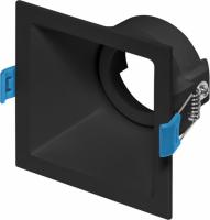 Spot Embutido Direcionável Stella Square Preto Dicróica 96x96mm STH8915PTO PREN