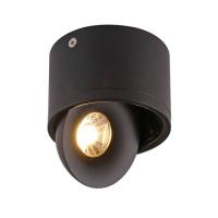 Spot Sobrepor Nordecor Skel 7 watts 24° 3000K Preto Ø90x100mm 6317 PREN 