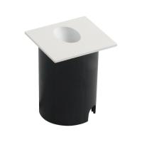 Balizador Nordecor Fery Quadrado Branco 2,4 watts 3000K IP65 Bivolt 48x48x61mm 2013 PREN