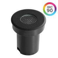 Embutido de Solo Nordecor Senf 5 watts 24° 2700K IP67 Preto Bivolt IRC90 Ø65x75mm 6848 PREN
