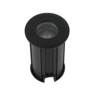 Embutido de Solo Nordecor Mies 2 watts 15° IP67 3000K Preto Bivolt Ø52x80mm 6441 PREN