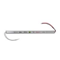 Fonte 24V Slim Nordecor 2,5A 60 watts IP20  312x18x18mm (Ultra Fina) 7069 PREN
