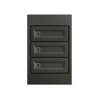 Dimmer Stella S. Touch 0-10V Triplo Policarbonato Preto STO25006PTO