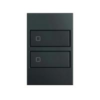 Interruptor Stella Duplo S. Touch Policarbonato Preto STO25012PTO
