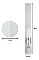 Arandela Gaya Candle 1 watt Recarregável 3000K Branco 180mm 1422 PREN