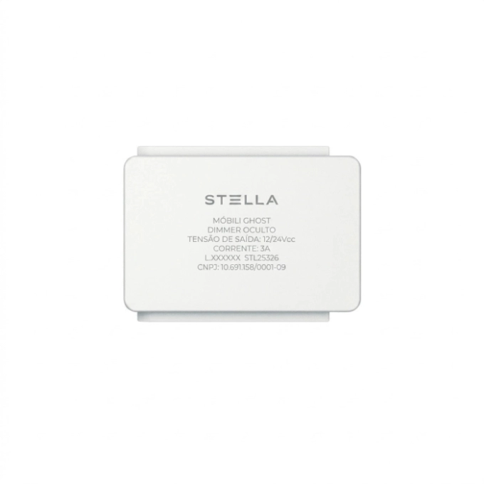 Acessório Móbili Stella Ghost Dimmer Oculto Channel Control Policarbonato e ABS Branco 12V 80x55x40mm STL25326
