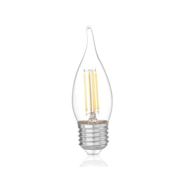 Lâmpada Opus Vela Chama Filamento Bivolt 4 watts E27 2400K Ø35x123mm OPS 31866 PREN