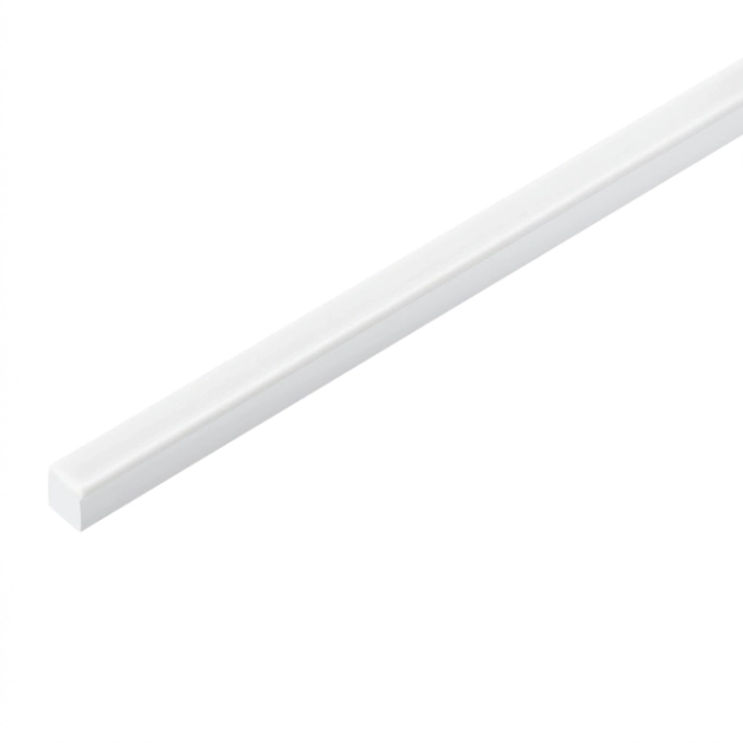 Perfil de Sobrepor Wave Stella Branco Alumínio 1 Metro 22mm STL25504BR
