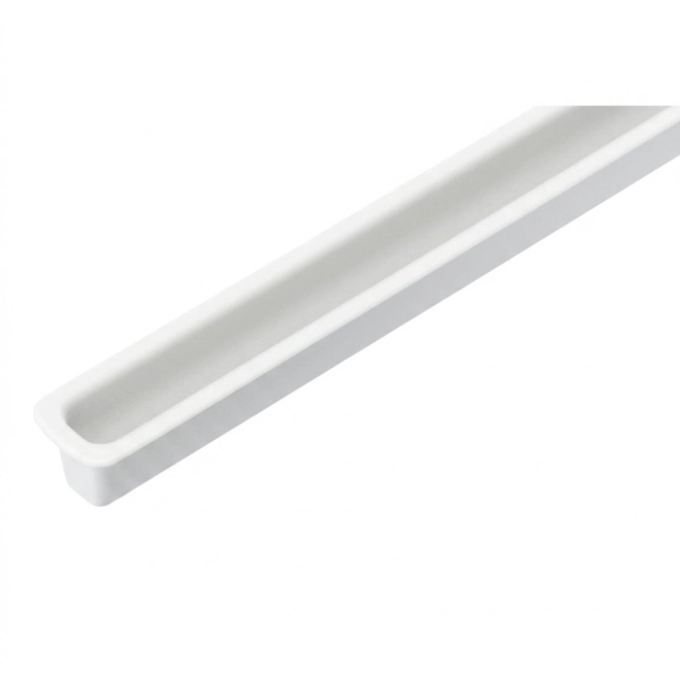 Perfil de Embutir Wave Stella Branco Alumínio 1 Metro (Lente Invisível) 50mm STL25543