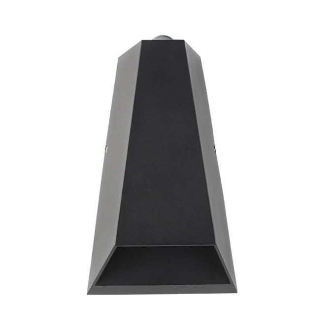 Arandela Nordecor Drie 6 watts 3000K Preto IP65 178x110x72mm Bivolt 2614 PREN