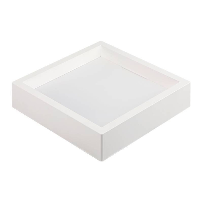 Painel Sobrepor Quadrado Nordecor Kais 24 watts 4000K Branco Bivolt 282x282mm 4250 PREN