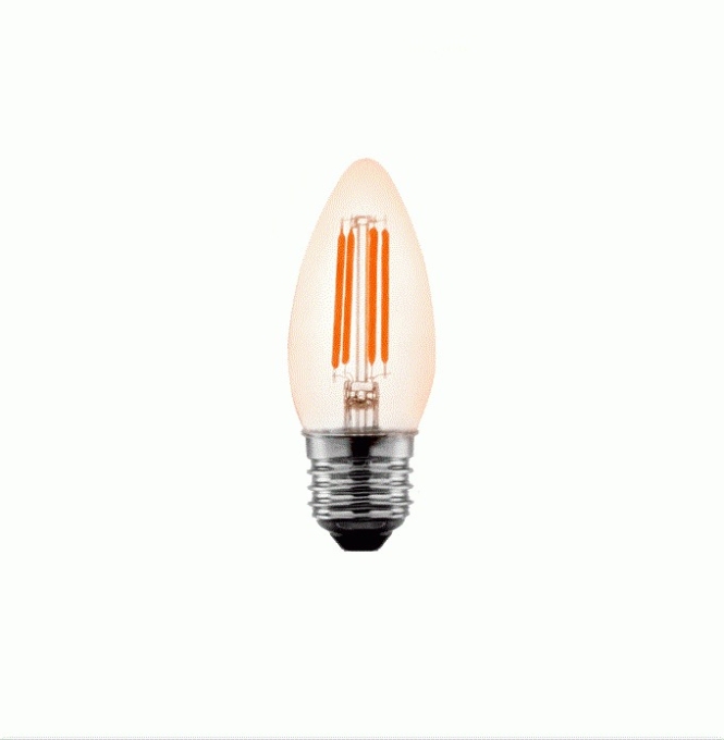 Lâmpada Nordecor Vela Filamento 4 watts 80x47mm E27 2200K Âmbar 1046 PREN