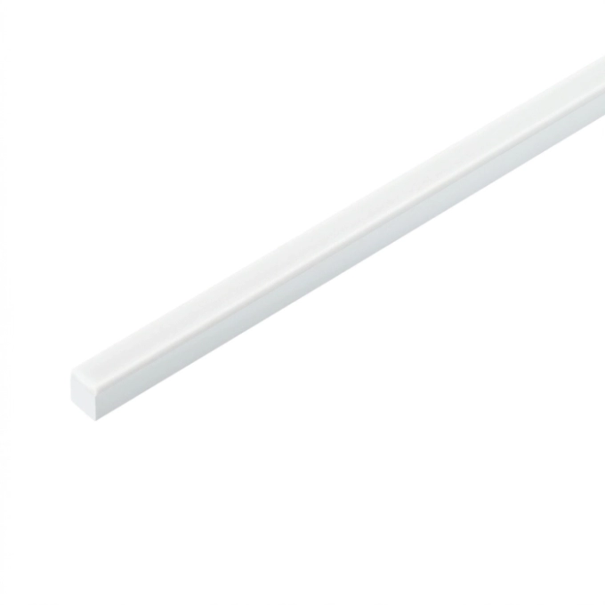 Perfil de Sobrepor Wave Stella Branco Alumínio 2 Metros 22mm STL25506BR