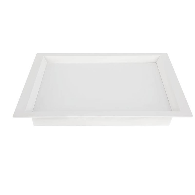 Painel Embutido Quadrado Nordecor Kais 36 watts 3000K Branco Bivolt 400x400mm 4261