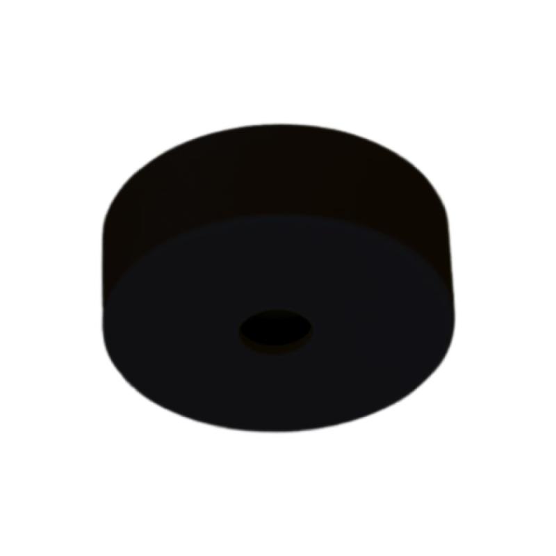 Canopla Moon de Sobrepor para Spot Tube/Pipe Preto Ø50mm 1061092 PREN