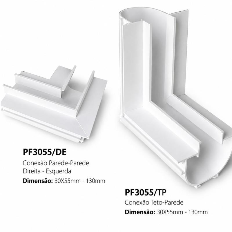 Perfil Embutir Itamonte No Frame Conexão Direita/Esquerda 30x50x130mm PF-3055/DE