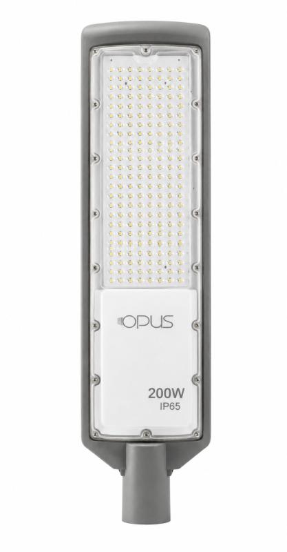 Luminária para Poste Opus LED 200 watts 6500K IP65 685x175x75mm Preto OPS 82581