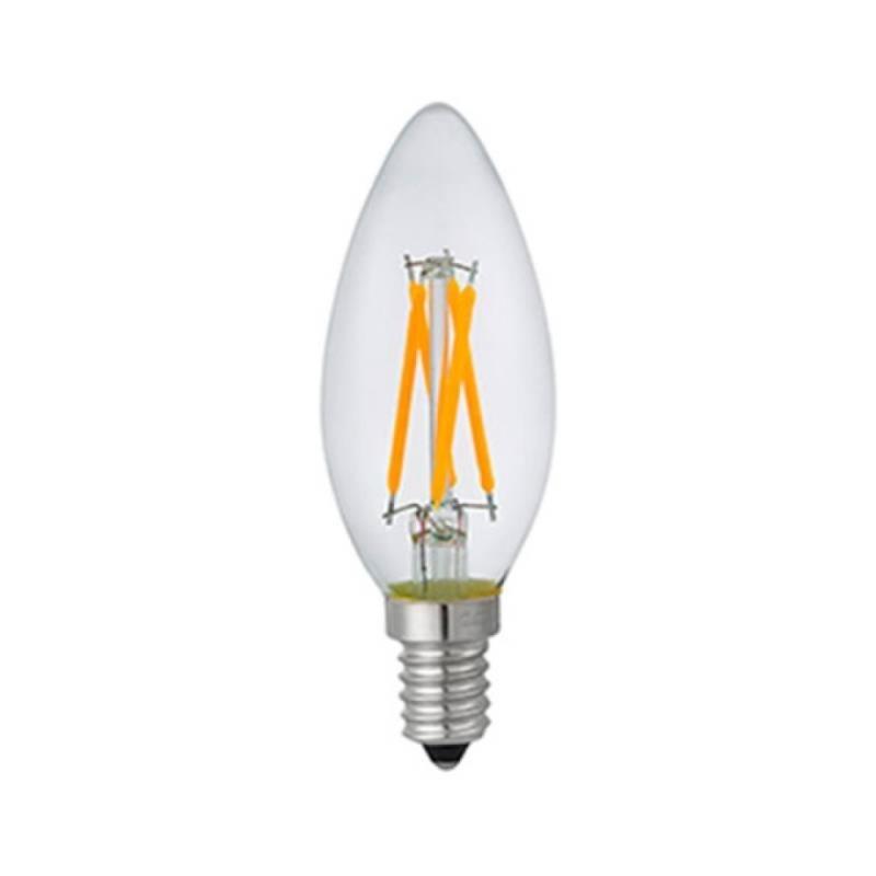 Lâmpada Nordecor Vela Filamento 4 watts 35x90mm E14 2400K Clear 1055 PREN