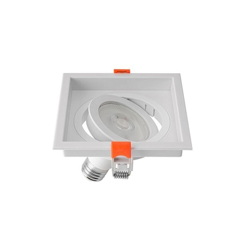Spot Embutir Nordecor Loyo 1L PAR20 Branco 120x120x15mm 6826 PREN
