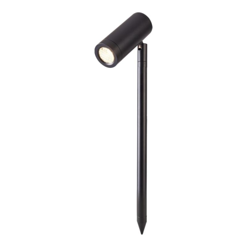 Espeto Nordecor Daya Preto 10 watts 3000K IP67 36° Antiofuscante Bivolt Ø50x400mm 6594 PREN