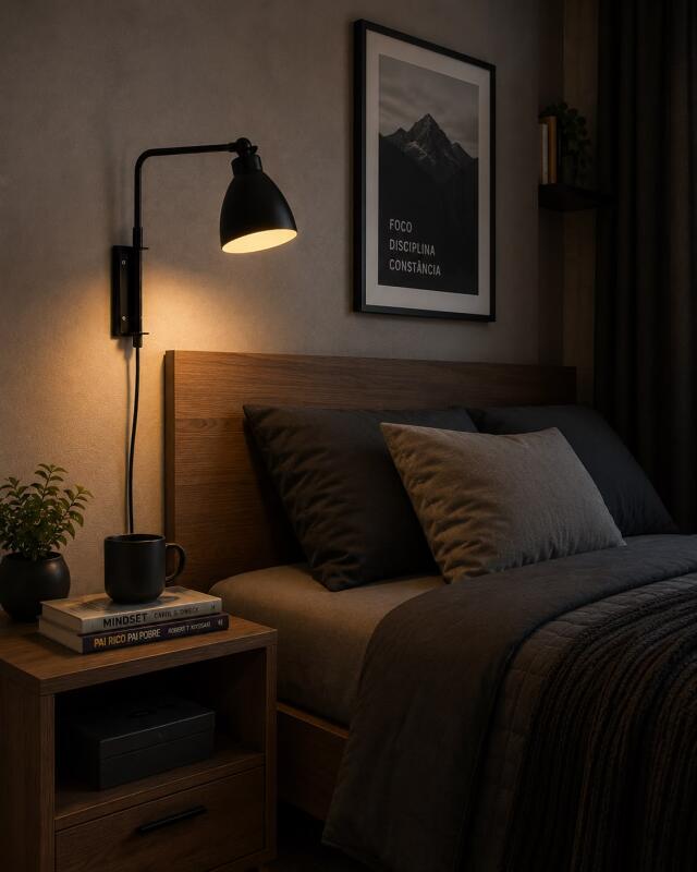 Arandela Casual Light Studioluce Aniko Preto 1L E27 350x130x320mm AR1428/PT PREN